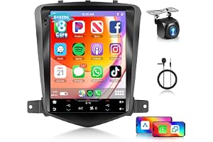 Hodozzy 6G 8-kärnig bilradio för Chevrolet Cruze J300 2009–2014 Android radio med Bluetooth-navigering, 9,7-tums pekskär