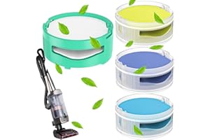 MYSHELL Anti Odour Cartridge for Shark, 4 Pack Long-Lasting Air Freshener Refill Replacement, for Shark Vacuum Cleaners HZ3000UKT, IZ400UK, IZ400UKT, IZ420UKT, NZ860UK, NZ860UKT, AZ913UK, AZ913UKT, 4 Scent