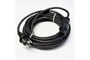 HANDELSKÖNIG Anschlusskabel Balkonkraftwerk Betteri BC01 Buchse auf Schuko Stecker (IP44) 10 m Kabel AC geeignet für Mikrowechselrichter Deye UVM.