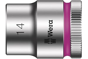 Wera 05003559001 HMB Zyklop Ratchet 3/8in Socket 14mm, Silver