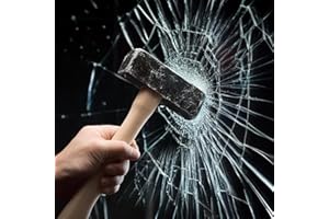 Qualsen Safety Glass Film Premium 4 Mil Glass Window Film Security for Enhanced Safety Adhesive Anti Shatter for Supermarket, Display Protect, Home, Office Windows 44.3x200cm(Clear)