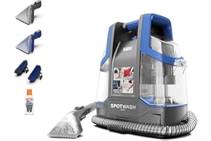 VAX SpotWash Duo Spot Cleaner, For Stains, Spills & Pet Messes, Suitable for Car, Sofa, Upholstery, Compact, Handheld Cleaning Machine Includes Pet Tool & Vax 250ml Solution, CDCW-CSXA.