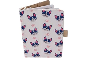 OXROSE Porta Libretto Sanitario Per Bebè - Modello Cane - Formato A5 15x20 Cm - Alette Per Riporre Prescrizioni y Documenti