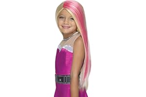 RUBIE'S Rubies - Parrucca Barbie Ufficiale Barbie Super Sparkle per bambini, taglia unica, parrucca Barbie Principessa per costume Halloween, carnevale, Natale