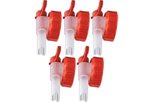 ISOLATECH SABEU Fluxx 5pc. AH 13/45 HF Robinet de soutirage pour bidons de 2L et 3L avec filetage DIN 45 extérieur 41,0mm Transvasement sans glouglou