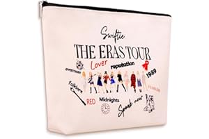 OBBOR Music Lover Makeup Bag Singer Fans Cosmetic Bag, Singer Makeup Bag for Fans Gifts, Album Name Cosmetic Bag Singer Tour Fans Gifts for Women Girls, Album Inspired Gift