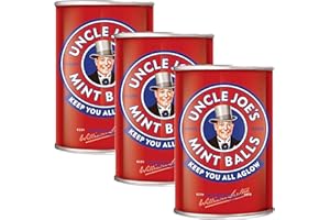 Uncle Joe's | Mint Balls | 120g Tin | Traditional Mint Balls made using the same recipe from 1898 | Natural Ingredients | Free From Artificial Colors and Flavours