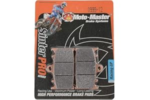 MOTOMENT Bremsbelag Moto-Master SinterPRO für Bremssattel 210102 4-Kolben Kompatibel mit/für KTM EXC 530 Six Days 4T 2010-2011 vorne