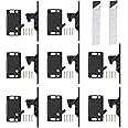 ACIMONE 8 Pack Cabinet Door Latch/RV Drawer Latches, 8 Pull Force Latch, Holder for Home/RV Cabinet with Mounting Screws, Perfect for RV, Camper, Motorhome, Trailor, OEM Replacement