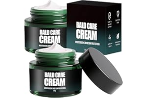 MRCUVARYAS Crema para la calvicie y cuidado del cuero cabelludo, hidratante y nutritiva para personas calvas, crema calva natural para hombres