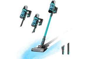 Cecotec Aspiradora Escoba Sin Cable Conga Rockstar 1500 Horizon Genesis XL. 215W Potencia Total, Autonomía 45min, Cepillo Mixto, 2 Modos de Succión, Parallel Cyclone System, Depósito 600ml