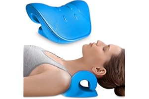 Anzorhal Neck Stretcher,Neck Cloud,Neck Pain Relife,Neck Cloud - Cervical Traction Device,Neck Hump Corrector,Neck Stretcher Posture Corrector (Blue)