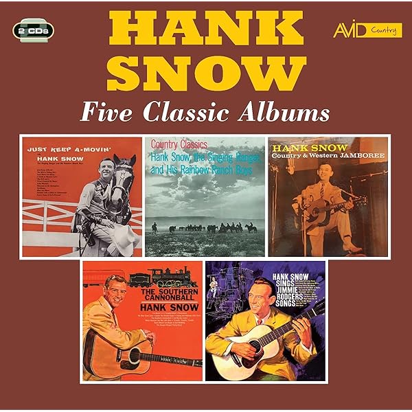 独4discs CD Hank Snow Singing Ranger Vol.2 BCD15476DH BEAR FAMILY /00880 Hank Snow – The Singing Ranger Vol.2 – Box Set 4 x CD, 1990