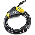 Master Lock Cable Lock, Python Adjustable Keyed Cable Lock, 6 ft. Long, 8413DPF