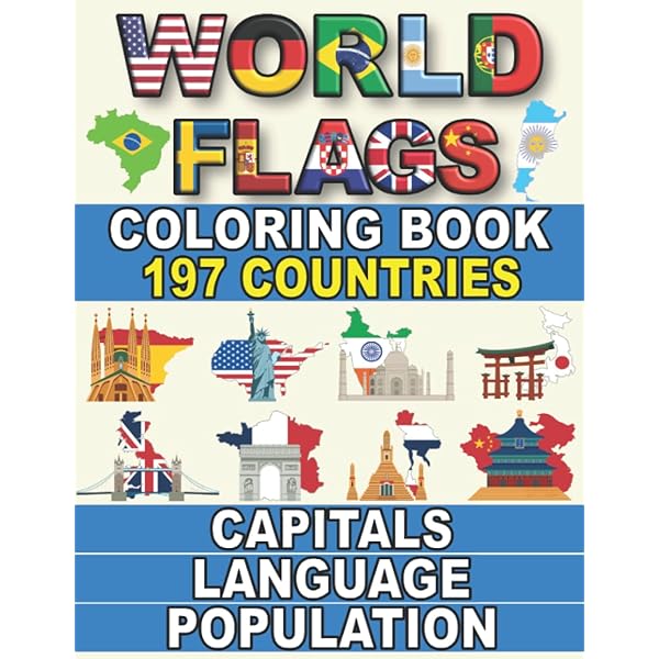 地図・旅行ガイド Flags of the World Flags of the World: World Map Wallchart Poster and Sticker