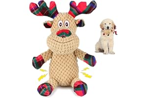 Frbyvad Interactive Dog Toys for Boredom, Plush Puppy Toys, Squeaky Dog Chew Toys for Large and Small Dogs Provide Comforting Playtime, Great Gifts.