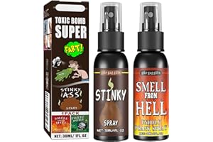 Beauthink Tricky Liquid Fart Spray 2Pcs – Extra Strong Stinky Prank Kit for Adults. Perfect for Pranks & Gags Super Smelly Fake Fart for Friends & Family. Funniest Stink Prank