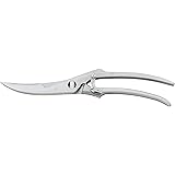 WMF Geflügelschere mit Knochenbrecher 25 cm, Cromargan Edelstahl matt, Sicherheitsverschluß, spülmaschinengeeignet