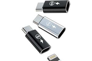 WASRUYI 65W Adattatore da Per Lightning Femmina a USB C Maschio (3Pack)per iPhone 16 15 Pro Max per Apple per iPad Air compatibile per Samsung Ricarica Tipo C Adattatori Caricabatterie Accessori Convertitore