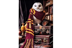 GLXPOG Diamond Painting, Hibou Peinture Diamant Kit Complet, Hibou DIY 5D Diamond Painting pour Adultes Enfants Croix Broderie Cristal Painting Murale Décoration 30x40cm