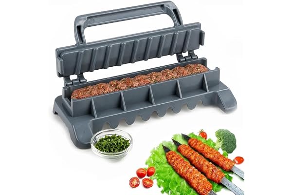 Kebab-Maker kebabspett, bärbar plast manuell kebabgrillspett