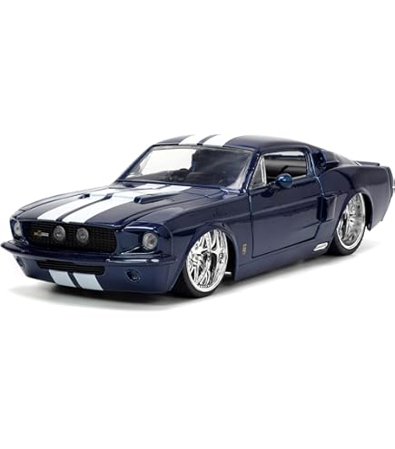 Jada Big Time Muscle 1:24 1967 Shelby GT-500 Die-Cast Car, Toys