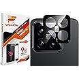 WonRia Back Camera Lens Protector for Xiaomi Mi 14 5G Camera Glass Protector Guard [3D Premium] - Black