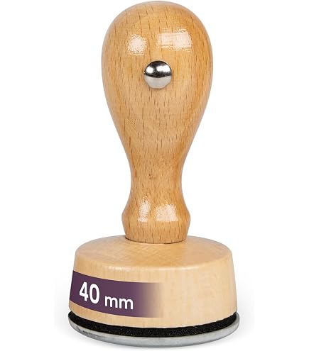 Timbro In Legno 'Bellissime Vacanze' – Fatto A Mano, Ideale Per Biglietti, Regali E Decorazioni Fai Da Te