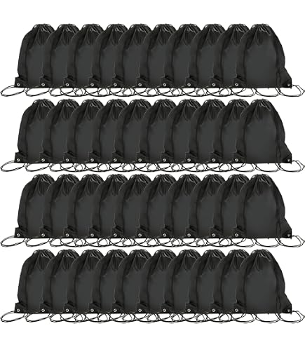 KAHEIGN Lot De 15 Sacs à Cordon 14 Couleurs – Sacs Fourre-Tout Gym 39x34cm, Sacs à Dos Rangement École Voyage Natation