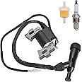 WATODAY Ignition Coil Pack Spark Plug Kit for Predator 212cc 5.5 6.5 HP 69730 69727 196cc CT200U Baja MB200 Motovox Hummerhead GX160 GX200 Generator Mini Bike Go Kart Pressure Washer Lawn Mower