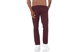 Amazon Essentials Hombre Pantalones Chinos de Pitillo, elásticos, Informales