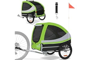 ‎TIGGO DOGGYHUT® TOBI Large Fahrrad Hundeanhänger Fahrradanhänger für mittelgroße und große Hunde bis 35 kg