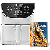 COSORI Friggitrice ad Aria 5,5 Litri, 13 in 1 forno elettrico, 85% Meno Olio,1700W, 75-205°C,100 ricette cartacee [italiano],