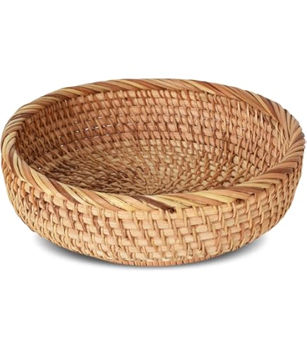 Set 3 Cestini - Foglie Di Banano E Rafia Grigia - Italia - Il