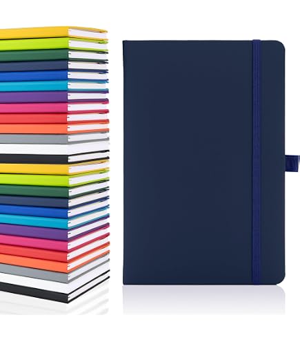 Carnet De Notes A6 Campus - Couverture Rigide Avec Fermeture Élastique | Papier 75g Ligné