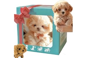 Gqiwub Robot Puppy Dog Realistic, Robot Dog, Nicoo - My Realistic Robot Puppy, 2025 Smart AI Robot Dog, That Walk and Bark - Walking, Barking, Tail Wagging (D)