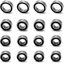 Cuscinetti A Sfere TRB RC Kit Cuscinetti A Sfere Di Precisione TRB RC - 10 Pezzi Sigillati In Gomma (YEL) Per Tamiya Pb Racing - Foto 6