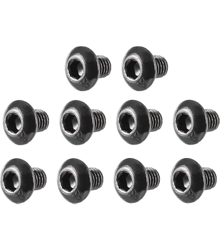 Uxcell Flanged Button Head Socket Cap Screws, M8x22mm Hex...