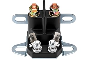 Cnornus Anlasserrelais Starterrelais Magnetschalter 4-poliger 12-Volt für ARIENS 03551000 für B&S 5410H 5410K für HUSQVARNA 532 10 90-81