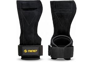 Theyet Maniques pour Crossfit en Cuir sans Trous Unisexe | Gants de Gym Cross Training Hommes et Femmes | Protection pour Les Mains Tractions Haltérophilie Barres de Fitness Calisthénie Gymnastique