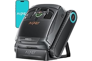 AIPER Scuba X1 Pro Robot Piscine sans Fil Fond et Parois, Aspirateur Piscine de 25,200 LPH, Cartographie et Planification d'Itinéraires, Adaptation Énergétique Intelligente, pour Piscines de 200 m²