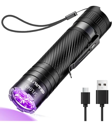 10x UV-Schwarzlicht-Taschenlampen – Zum Aufspüren Von Flecken & Urin