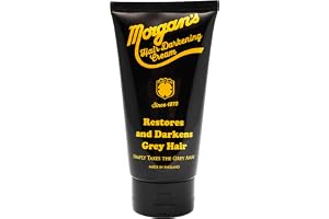 Morgans Hair Darkening Cream, återställer och mörknar grått hår, tar helt enkelt bort det gråa, mandeldoft, för alla hårtyper, snabbt och enkelt att använda, 150 ml