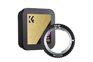 K&F Concept C/Y-EOS Anello Adattatore per Obiettivo Contax Yashica C/Y per Canon EOS 1D 1DS Mark II Mark II 7D 50D Digital Rebel T2i T3 SL1 300D 500D 1000D