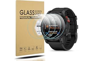 Diruite 4 Sztuki Ochraniacz Ekranu do Garmin Fenix 7 47mm,HD Szkło Hartowane Folia Ochronna do Garmin Fenix 7 47mm Smartwatchy[Anti-scratch,Bez Bąbelków]