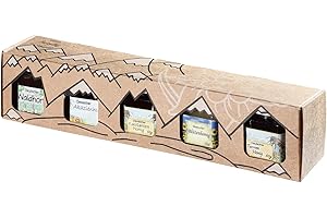 ‎PUNTZELHOF ALLGÄUER DELIKATESSEN Allgäuer Genuss-Box | Deutscher Honig Geschenkbox mit 5x 50g Feinschmecker-Brotaufstrich (5x Deutscher Honig)