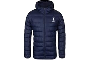 TOTTENHAM HOTSPUR F.C. Tottenham Hotspur - Herren Winter-Steppjacke mit Kapuze - Offizielles Merchandise - Geschenk für Fußballfans