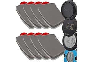 3D M 8 Replacement Metal Plates with Adhesive Pad for OOONO CO Driver NO2, P-DISC NO1 and NO2 Car Electronic Parking Disc Speed Camera Alarm Holder Replacement Parts Parking Meter Magnet Self-Adhesive New