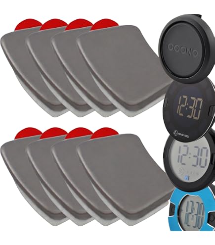 Supporto Magnetico Per Visiera Auto – Compatibile Con Rilevatore OOONO NO2, Con Magnete E Adesivi, In Tessuto Oxford E Alluminio