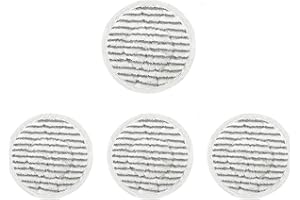 OHIFAN Scrub Mop Pads Replacement for Shark S6002UK S7201UK S8201UK Steam Mop,Reusable Steam & Scrub All-in-One Cleaning Pads, Scrubbing and Sanitizing Rotating Power Pads for All sealed hard floors (Gray)